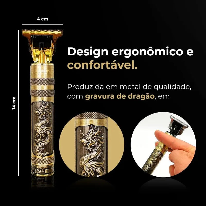 Máquina de Corte de Cabelo e Barba Elétrica Profissional