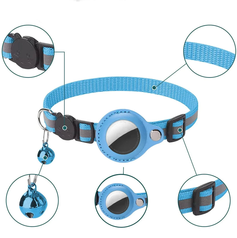 Coleira para Gatos com Suporte para AirTag