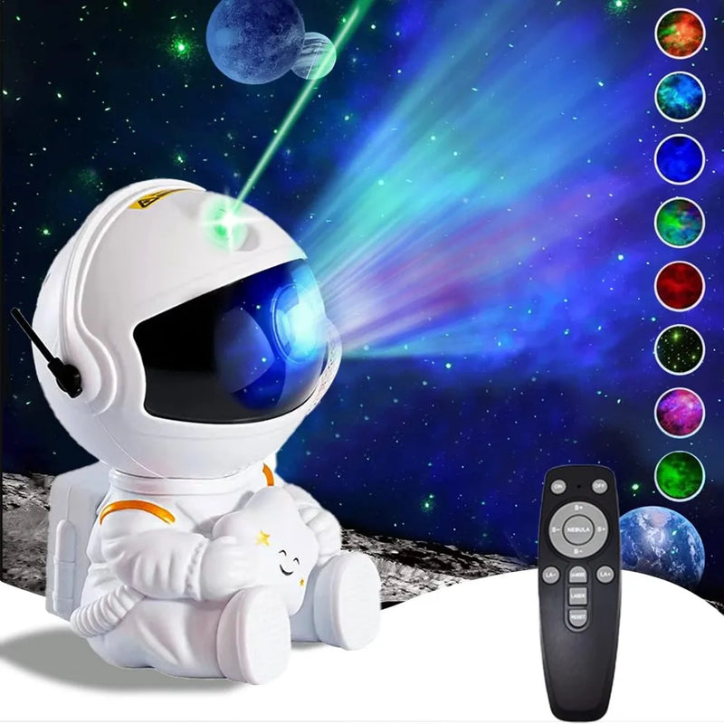 Projetor de Estrelas e Galáxia com Luz Noturna de Astronauta