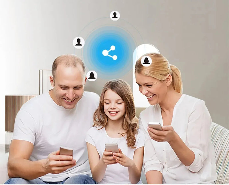 Interruptor de Luz Smart Touch Wi-Fi com Painel de Vidro