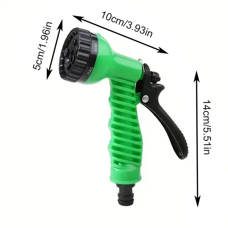 Mangueira Mágica Expansível com Funções de Pressão e Pulverização – 7 Modos para Jardim e Lavagem de Carros