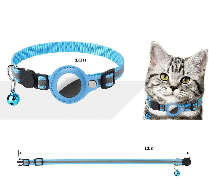 Coleira para Gatos com Suporte para AirTag