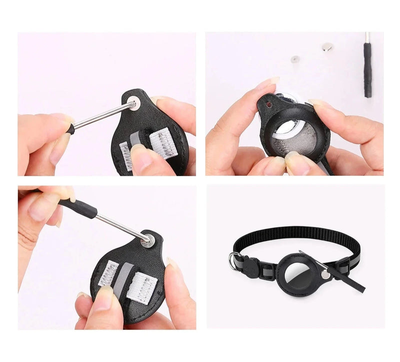 Coleira para Gatos com Suporte para AirTag