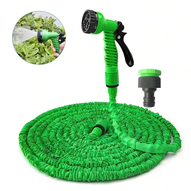 Mangueira Mágica Expansível com Funções de Pressão e Pulverização – 7 Modos para Jardim e Lavagem de Carros